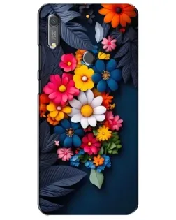 Чехол для Huawei Y6s с картинкой «Цветочная феерия»