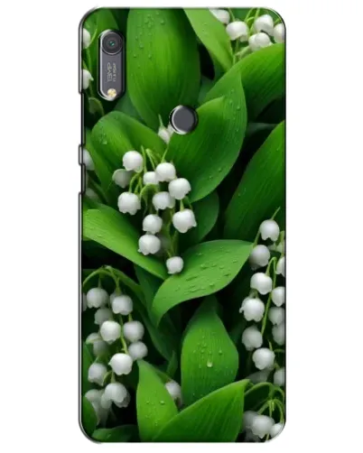 Чехол для Huawei Y6s с картинкой «Ландыши в зелени»