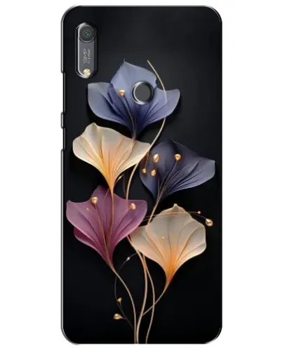 Чехол для Huawei Y6s с картинкой «Лиловые цветы грации»