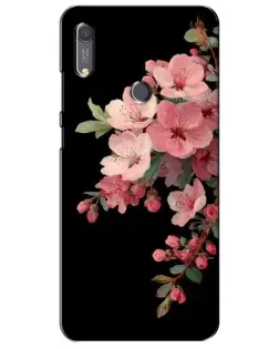 Чехол для Huawei Y6s с картинкой «Розовая ветка сакуры»