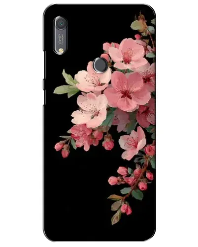 Чехол для Huawei Y6s с картинкой «Розовая ветка сакуры»