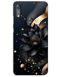 Чехол для Huawei Y6s с картинкой «Черный лотос»