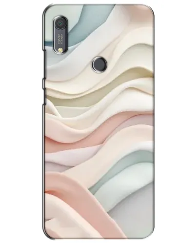 Чохол для Huawei Y6s з картинкою «Пастельні ніжні хвилі»