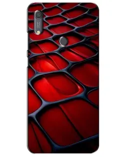 Чохол для Huawei Y6s з картинкою «Червона глянцева сітка»