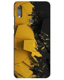 Чохол для Huawei Y6s з картинкою «Золоті уламки геометрії»