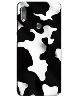 Чохол для Huawei Y6s з картинкою «Чорно-біла пляма»