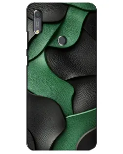 Чохол для Huawei Y6s з картинкою «Зелені шкіряні хвилі»