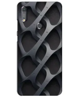 Чохол для Huawei Y6s з картинкою «Об'ємне сіре плетіння»
