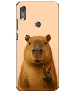 Чохол для Huawei Y6s з картинкою «Капібара вікторія»