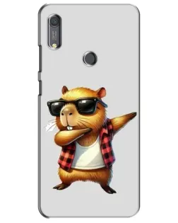 Чохол для Huawei Y6s з картинкою «Капібара репер даб»
