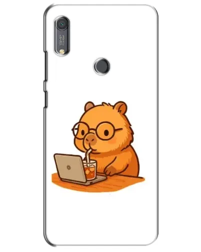 Чохол для Huawei Y6s з картинкою «Капібара з ноутбуком» Чохол для Huawei Y6s з картинкою «Капібара з ноутбуком»