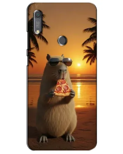 Чохол для Huawei Y6s з картинкою «Капібара з піцою» Чохол для Huawei Y6s з картинкою «Капібара з піцою»