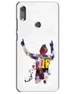 Чехол для Huawei Y6s с картинкой «Акварельный Месси Барселона» Чехол для Huawei Y6s с картинкой «Акварельный Месси Барселона»