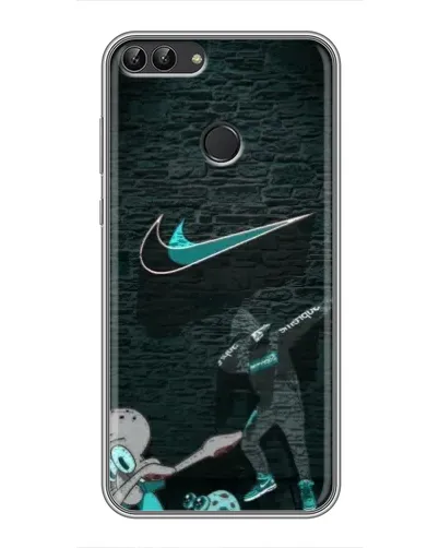 Чехол для Huawei Y7 Prime 2018 с картинкой «Спортивный арт Nike»