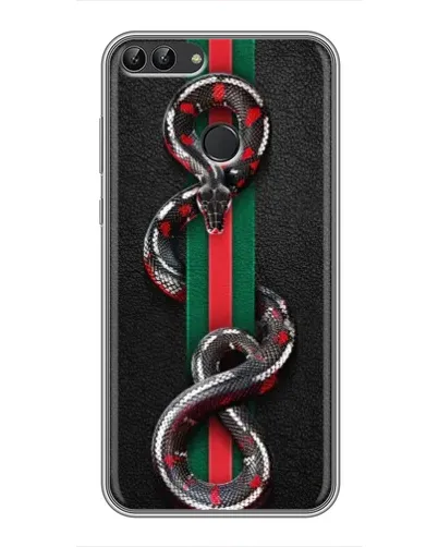 Чохол для Huawei Y7 Prime 2018 з картинкою «Gucci — змія на смузі» Чохол для Huawei Y7 Prime 2018 з картинкою «Gucci — змія на смузі»