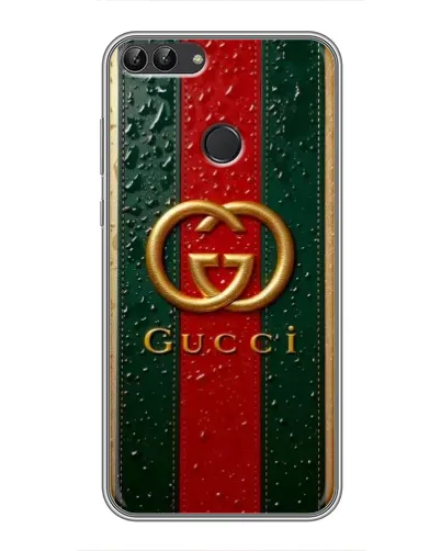 Чохол для Huawei Y7 Prime 2018 з картинкою «Gucci — фірмова смуга та золото» Чохол для Huawei Y7 Prime 2018 з картинкою «Gucci — фірмова смуга та золото»