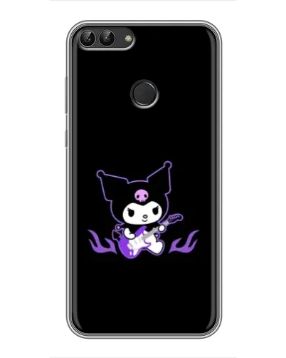 Чехол для Huawei Y7 Prime 2018 с картинкой «Электрическая Kuromi» Чехол для Huawei Y7 Prime 2018 с картинкой «Электрическая Kuromi»