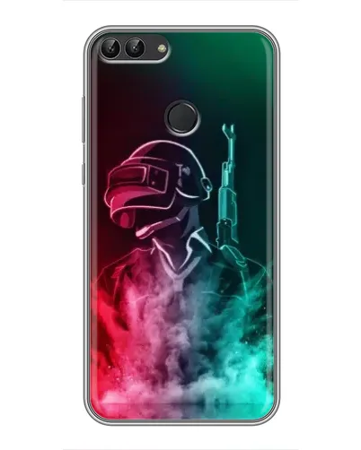Чехол для Huawei Y7 Prime 2018 с картинкой «PUBG — огненный воин»