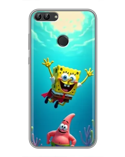 Чохол для Huawei Y7 Prime 2018 з картинкою «Спанч Боб під водою» Чохол для Huawei Y7 Prime 2018 з картинкою «Спанч Боб під водою»