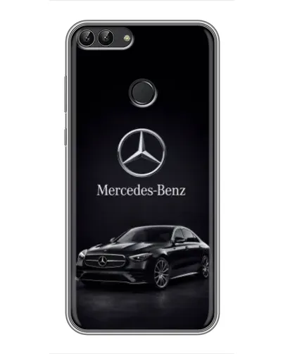 Чехол для Huawei Y7 Prime 2018 с картинкой «Mercedes — решетка радиатора» Чехол для Huawei Y7 Prime 2018 с картинкой «Mercedes — решетка радиатора»