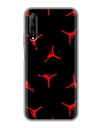 Чехол для Huawei Y7 Pro 2019 с картинкой «Jordan Red Pattern»
