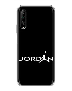Чехол для Huawei Y7 Pro 2019 с картинкой «Jordan White Logo» Чехол для Huawei Y7 Pro 2019 с картинкой «Jordan White Logo»