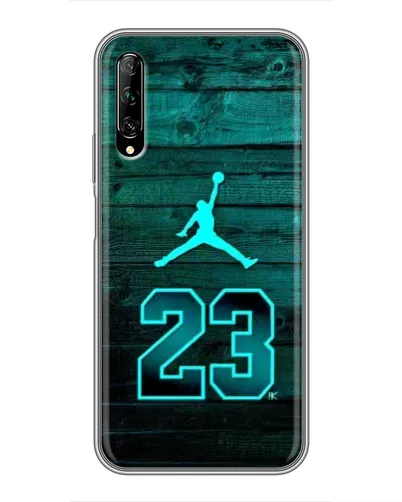 Чехол для Huawei Y7 Pro 2019 с картинкой «Jordan Cyan 23»