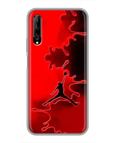 Чехол для Huawei Y7 Pro 2019 с картинкой «Jordan Red Smoke»