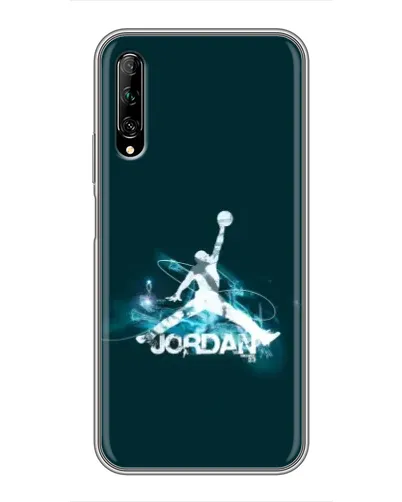 Чехол для Huawei Y7 Pro 2019 с картинкой «Jordan Blue Fire»