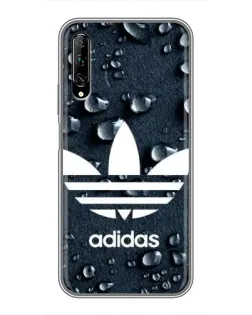 Чехол для Huawei Y7 Pro 2019 с картинкой «Adidas Trefoil Blue»