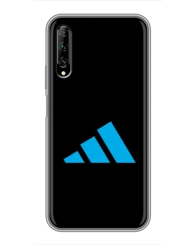 Чехол для Huawei Y7 Pro 2019 с картинкой «Adidas Cyan Logo»