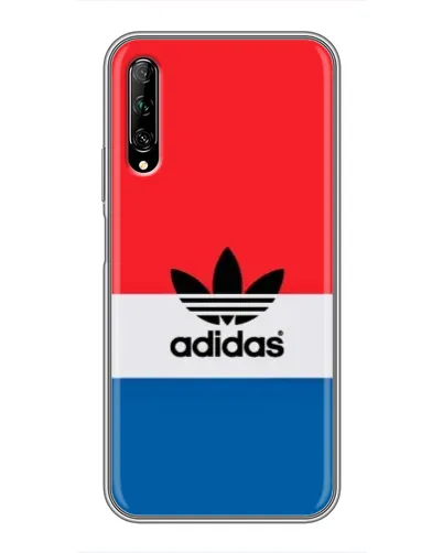 Чехол для Huawei Y7 Pro 2019 с картинкой «Ретро блоки Adidas»