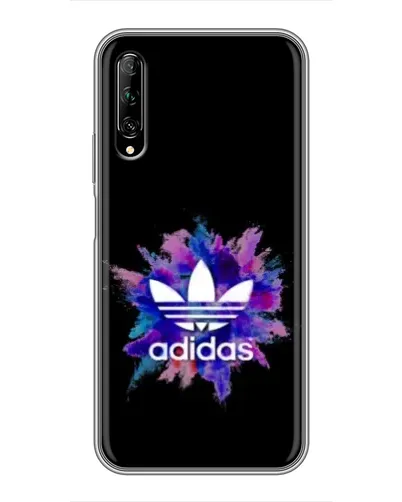 Чехол для Huawei Y7 Pro 2019 с картинкой «Взрыв красок Adidas»