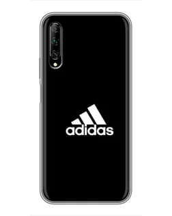 Чехол для Huawei Y7 Pro 2019 с картинкой «Черная классика Adidas»