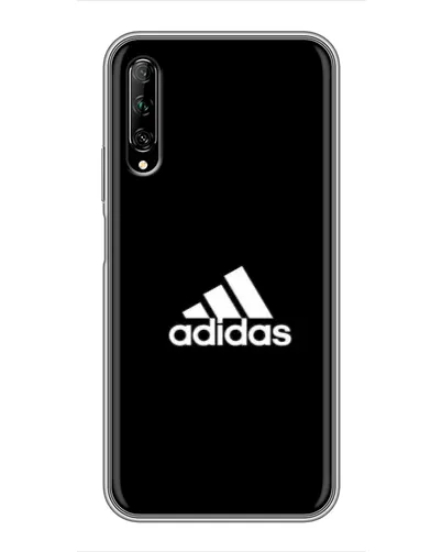 Чехол для Huawei Y7 Pro 2019 с картинкой «Черная классика Adidas»
