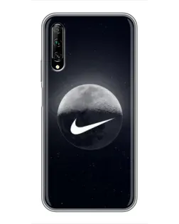Чехол для Huawei Y7 Pro 2019 с картинкой «Nike в стиле граффити»