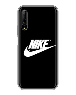 Чехол для Huawei Y7 Pro 2019 с картинкой «Мазки краски Nike»