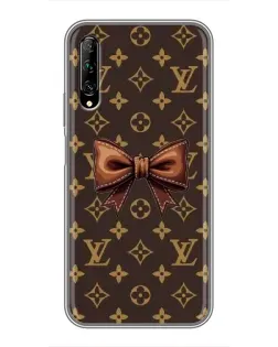 Чехол для Huawei Y7 Pro 2019 с картинкой «LV с бантом»