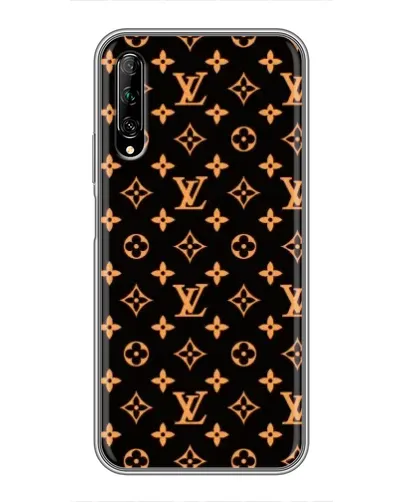 Чехол для Huawei Y7 Pro 2019 с картинкой «Золотая монограмма LV» Чехол для Huawei Y7 Pro 2019 с картинкой «Золотая монограмма LV»