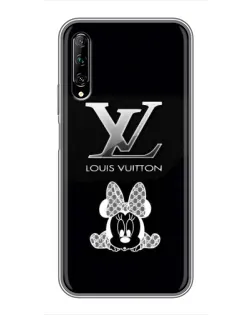 Чехол для Huawei Y7 Pro 2019 с картинкой «LV и Минни Маус»