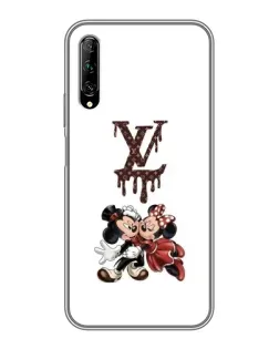 Чехол для Huawei Y7 Pro 2019 с картинкой «LV и Микки Маус»