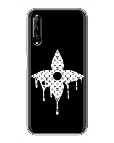 Чехол для Huawei Y7 Pro 2019 с картинкой «Цветочная монограмма» Чехол для Huawei Y7 Pro 2019 с картинкой «Цветочная монограмма»