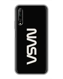 Чехол для Huawei Y7 Pro 2019 с картинкой «NASA — вертикальный логотип» Чехол для Huawei Y7 Pro 2019 с картинкой «NASA — вертикальный логотип»