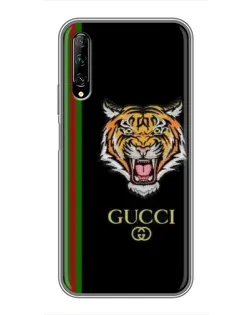 Чехол для Huawei Y7 Pro 2019 с картинкой «Тигр Gucci»