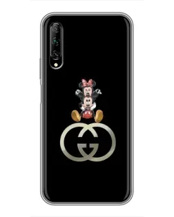 Чехол для Huawei Y7 Pro 2019 с картинкой «Минни Маус на лого» Чехол для Huawei Y7 Pro 2019 с картинкой «Минни Маус на лого»