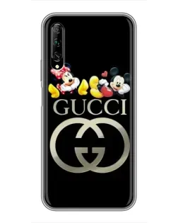 Чехол для Huawei Y7 Pro 2019 с картинкой «Gucci — герои Disney» Чехол для Huawei Y7 Pro 2019 с картинкой «Gucci — герои Disney»