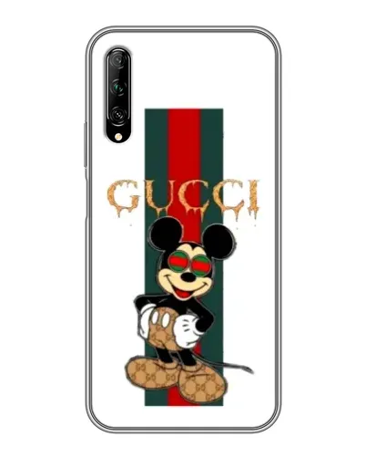 Чехол для Huawei Y7 Pro 2019 с картинкой «Микки Маус Gucci — полосы» Чехол для Huawei Y7 Pro 2019 с картинкой «Микки Маус Gucci — полосы»