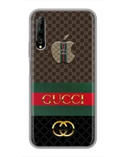 Чехол для Huawei Y7 Pro 2019 с картинкой «Gucci — брендированный десерт» Чехол для Huawei Y7 Pro 2019 с картинкой «Gucci — брендированный десерт»