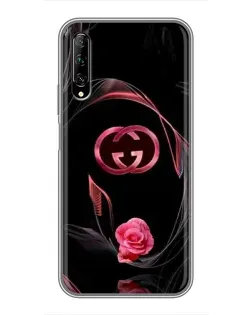 Чехол для Huawei Y7 Pro 2019 с картинкой «Gucci — неоновая роза» Чехол для Huawei Y7 Pro 2019 с картинкой «Gucci — неоновая роза»