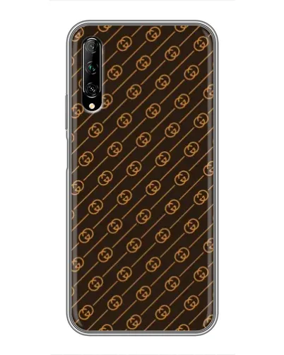 Чехол для Huawei Y7 Pro 2019 с картинкой «Gucci — золотые диагонали» Чехол для Huawei Y7 Pro 2019 с картинкой «Gucci — золотые диагонали»